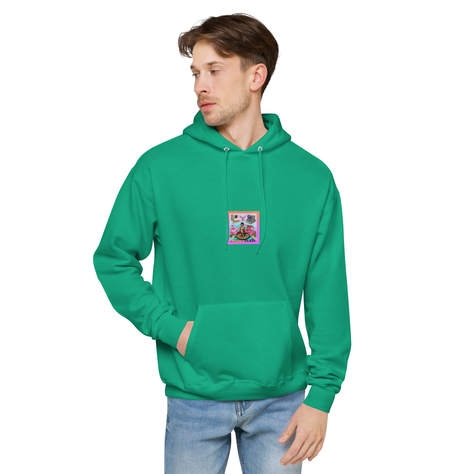 Unisex fleece hoodie - Image 4